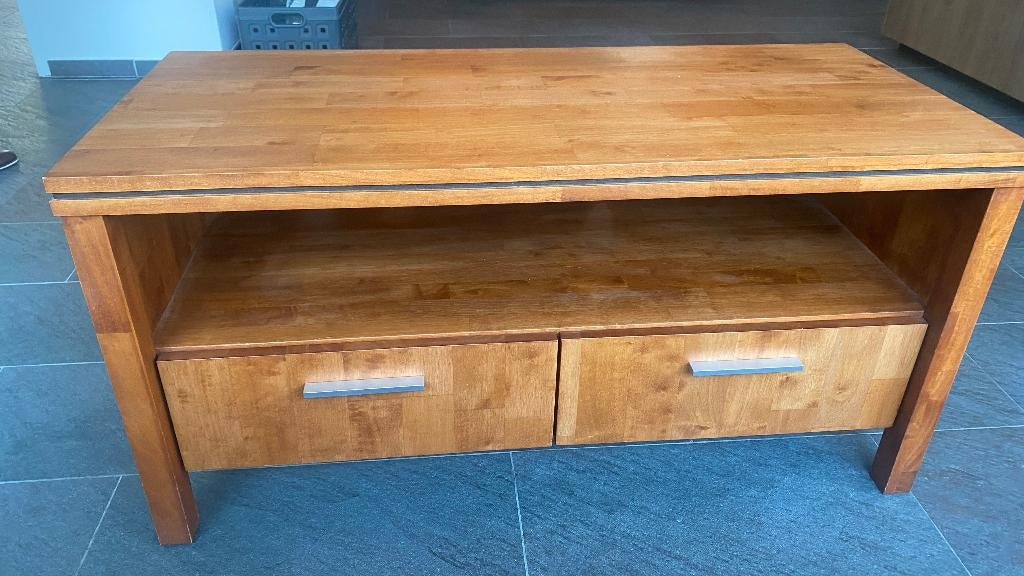 TV dressoir en salontafel kersen, Huis en Inrichting, Kasten | Televisiemeubels, Ophalen, Gebruikt, 50 tot 100 cm, Minder dan 100 cm