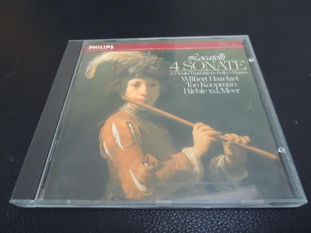 Locatelli Fluit Sonates Hazelzet Koopman, Kamermuziek, Met libretto, Ophalen of Verzenden, Zo goed als nieuw