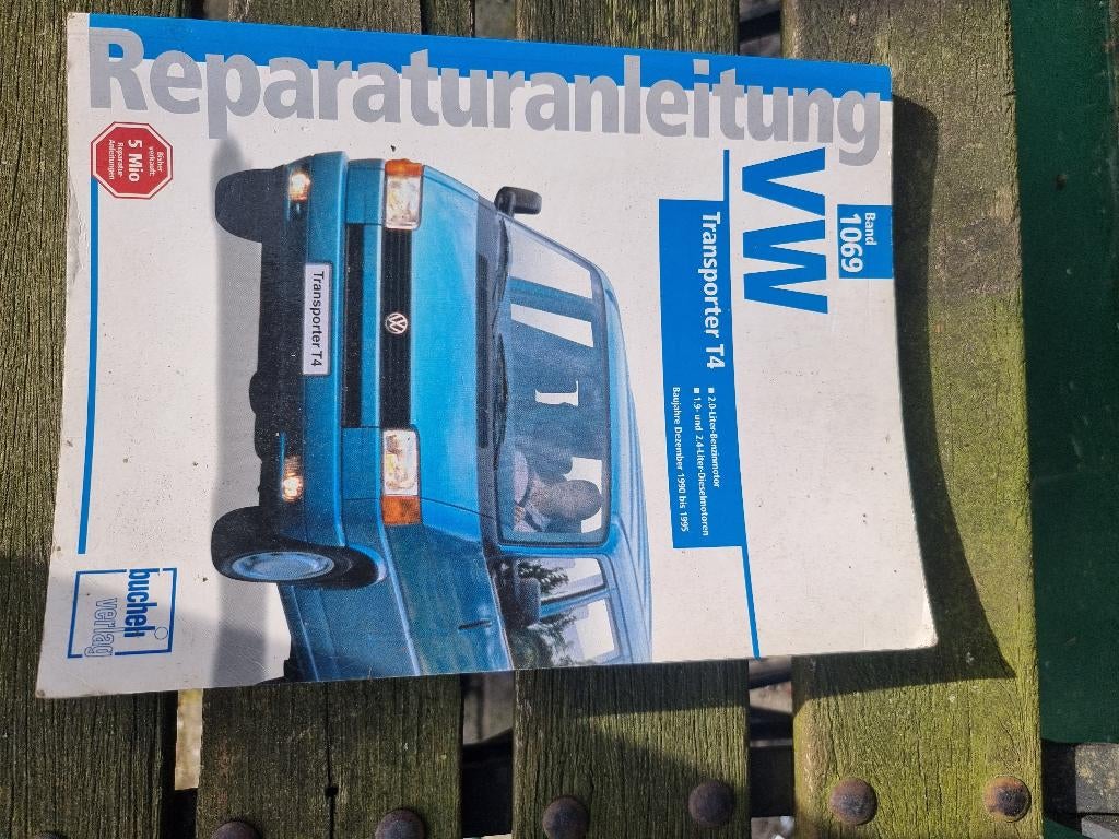 Werkplaatshandboek volkswagen t4 transporter bus, Ophalen of Verzenden