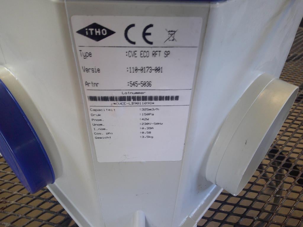 ITHO Ventilatiebox., Doe-het-zelf en Verbouw, Ophalen of Verzenden, Gebruikt, Afzuiger