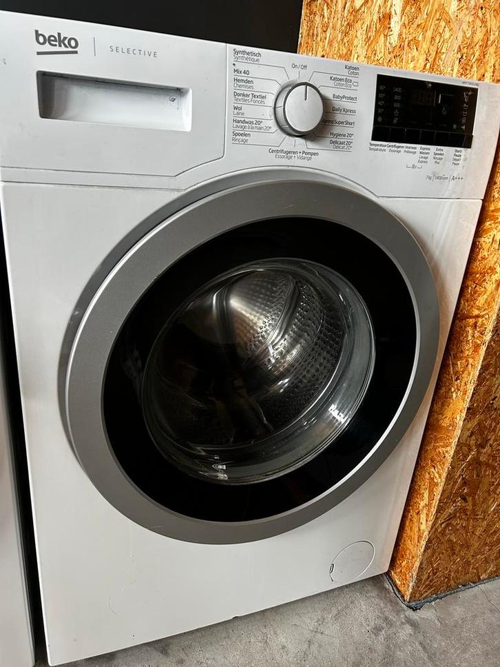 Beko wasmachine 7kg 1400 toeren A+++ refurbished garantie, Witgoed en Apparatuur, Wasmachines, Refurbished, Voorlader, 6 tot 8 kg
