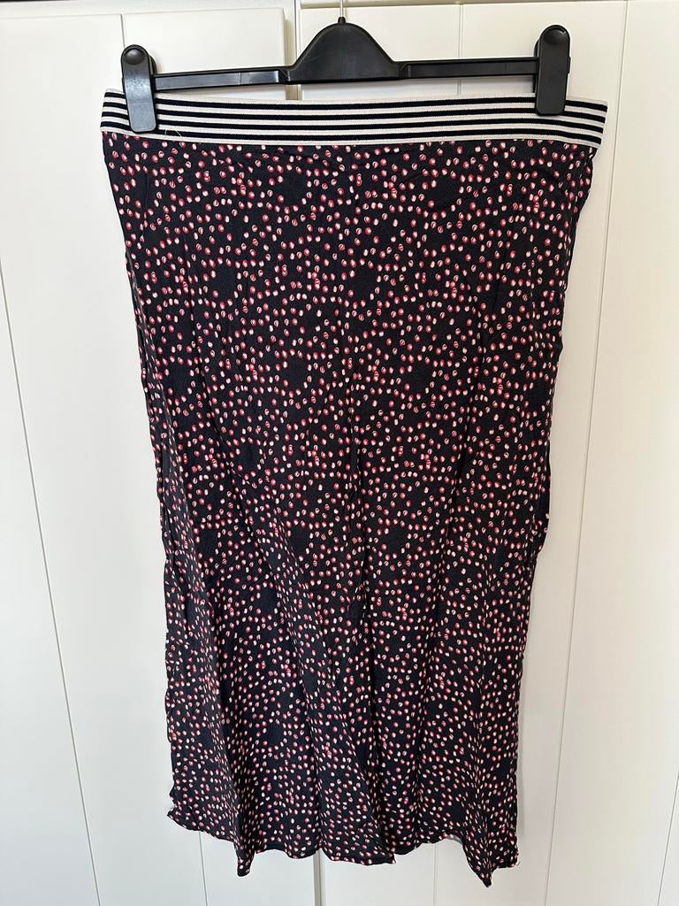DIDI Zwarte Rok en shirt met Rode en Witte Stippen Maat 46, Kleding | Dames, Zwart, Maat 46/48 (XL) of groter, Ophalen of Verzenden