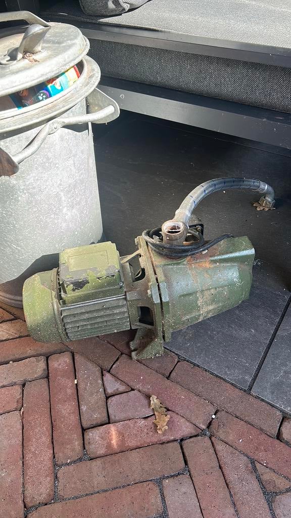 Waterpomp, Ophalen, Zo goed als nieuw