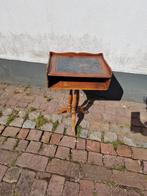 Antieke dranktafel / bijzettafel met leren blad, Ophalen