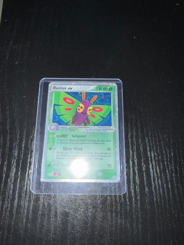 Dustox ex 86/92 Pokémon Kaart, Ophalen of Verzenden, Gebruikt, Losse kaart, Foil