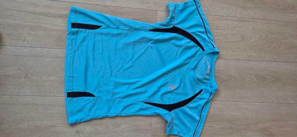 Sport shirt, Leontien, mt L, Maat 38/40 (M), Leontien, Blauw, Ophalen of Verzenden