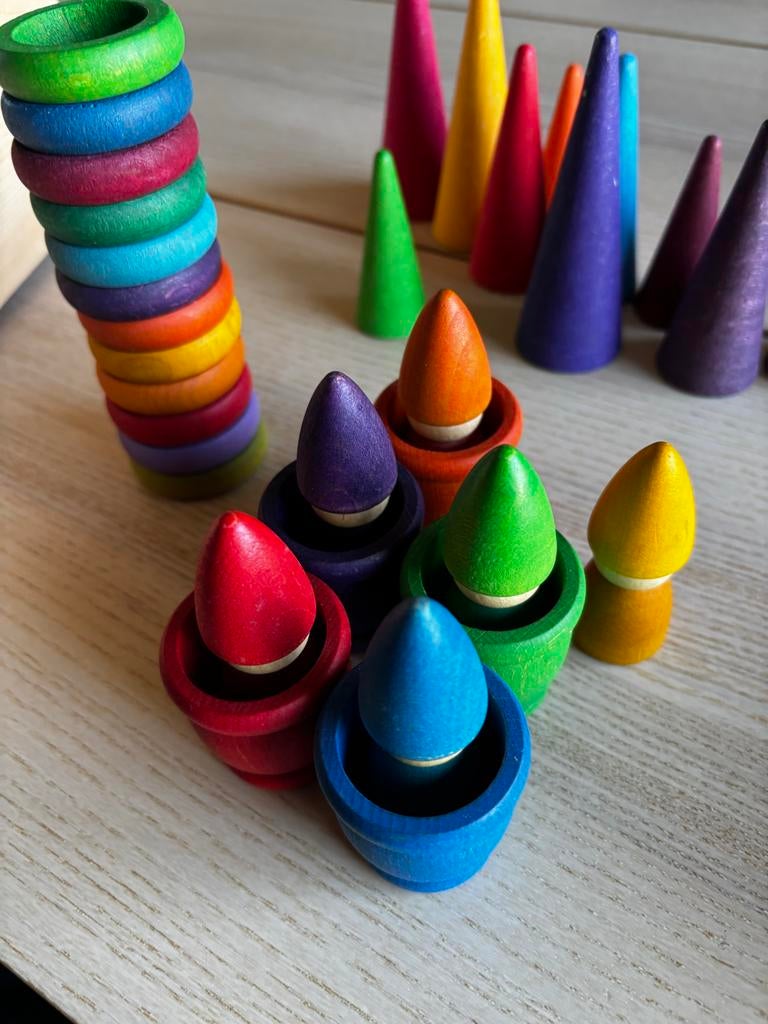 Grimms/Grapat houten speelgoed set, Ophalen, Zo goed als nieuw, Overige typen