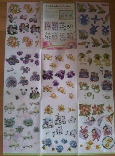 Hobbydols Poster Nr 73, 8 knipvellen, 24 kaarten (NIEUW), Ophalen of Verzenden, Nieuw, Overige thema's, Overige typen