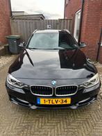 BMW 3-touring 328i Aut HUD saf. zw. Pano leer., Automaat, 745 kg, 4 cilinders, Zwart