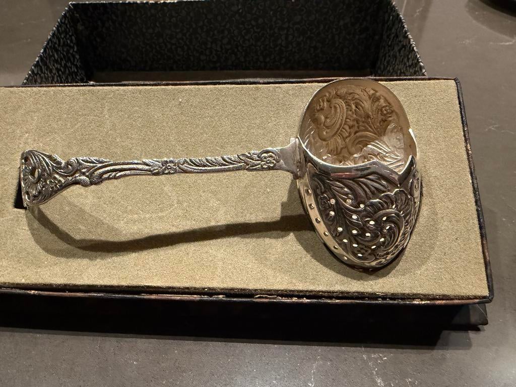 Zilveren theezeefp Gero Zilvium, Antiek en Kunst, Antiek | Bestek, Ophalen of Verzenden