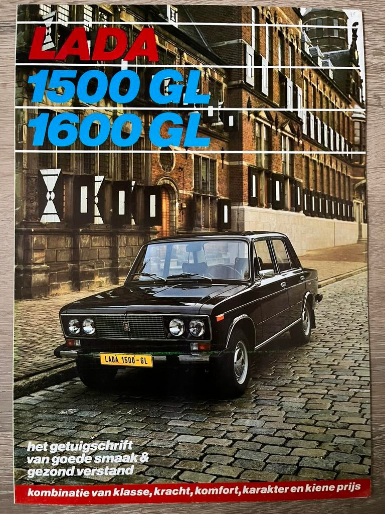 NL | folder Lada 1500 GL en 1600 GL | 1982, Ophalen of Verzenden, Zo goed als nieuw, Overige merken