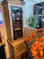 Haco Vitrinekast loft, Ophalen, Glas, Met deur(en), 50 tot 100 cm