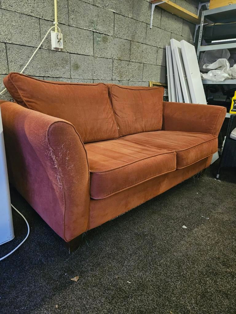 Bank gratis af te halen., Huis en Inrichting, Banken | Bankstellen, Ophalen, Gebruikt, 75 tot 100 cm