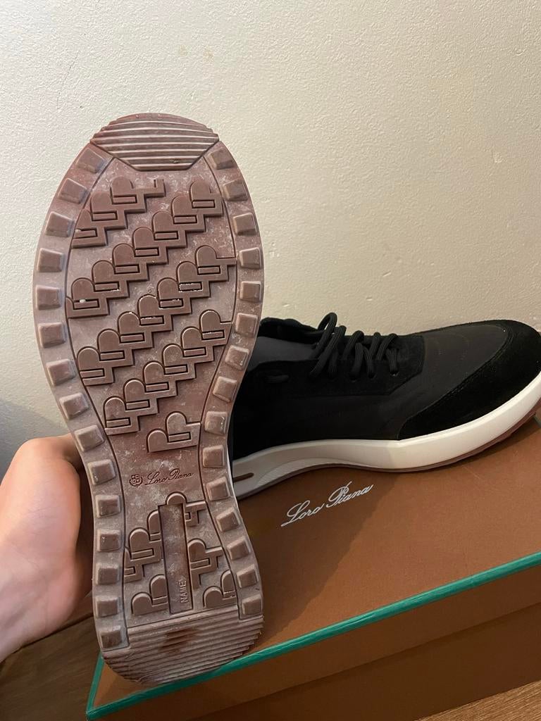 Loro Piana Sneakers Zwart, Kleding | Heren, Schoenen, Ophalen of Verzenden, Zo goed als nieuw, Zwart, Sneakers of Gympen