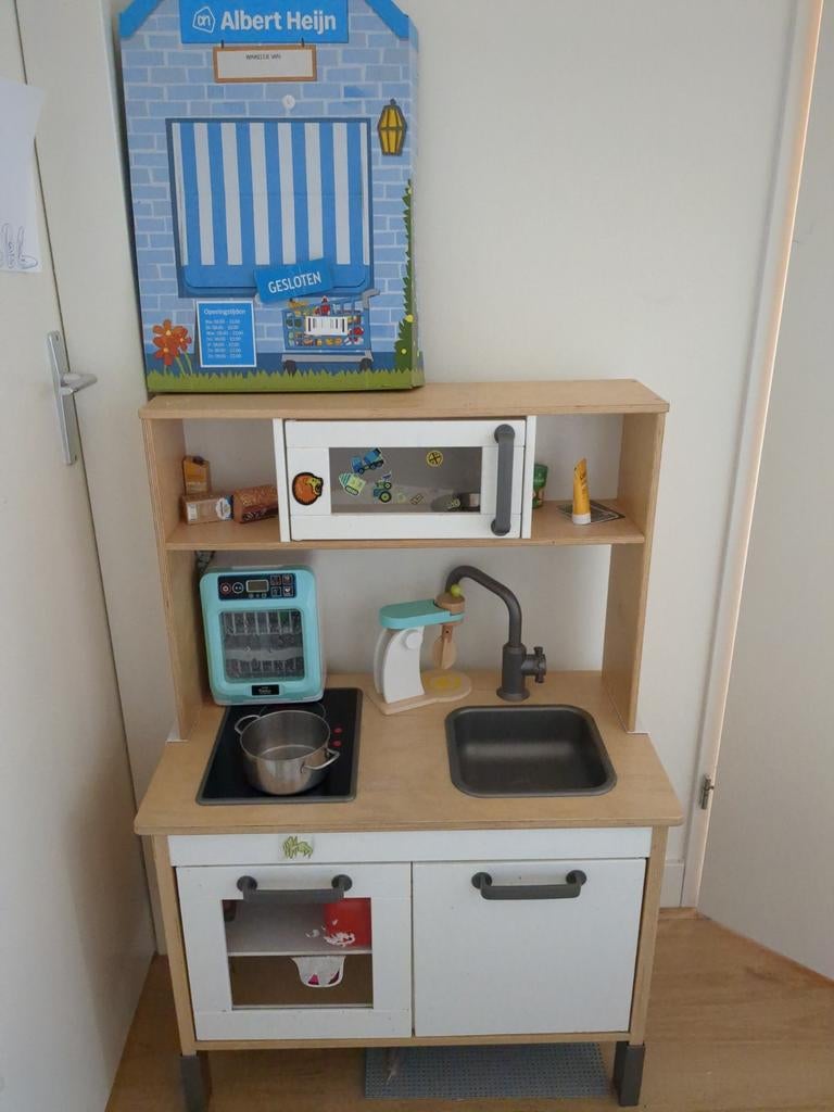 Ikea speelkeuken met vaatwasser, mixer en Albert Heijn, Kinderen en Baby's, Ophalen, Gebruikt, Ontdekken