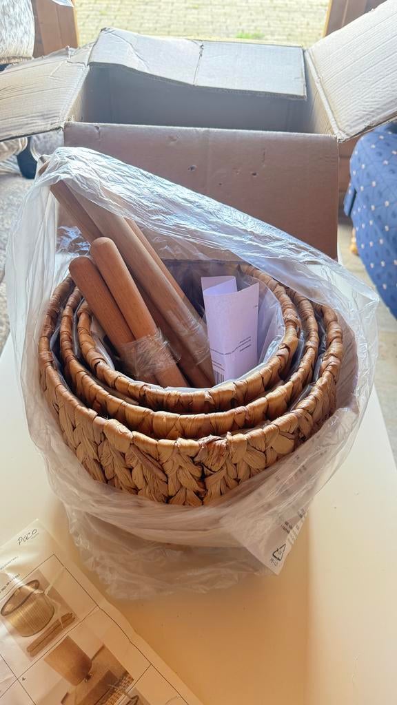 Bloempotten Set van 3, Overige materialen, Minder dan 30 cm, Minder dan 60 cm, Rond