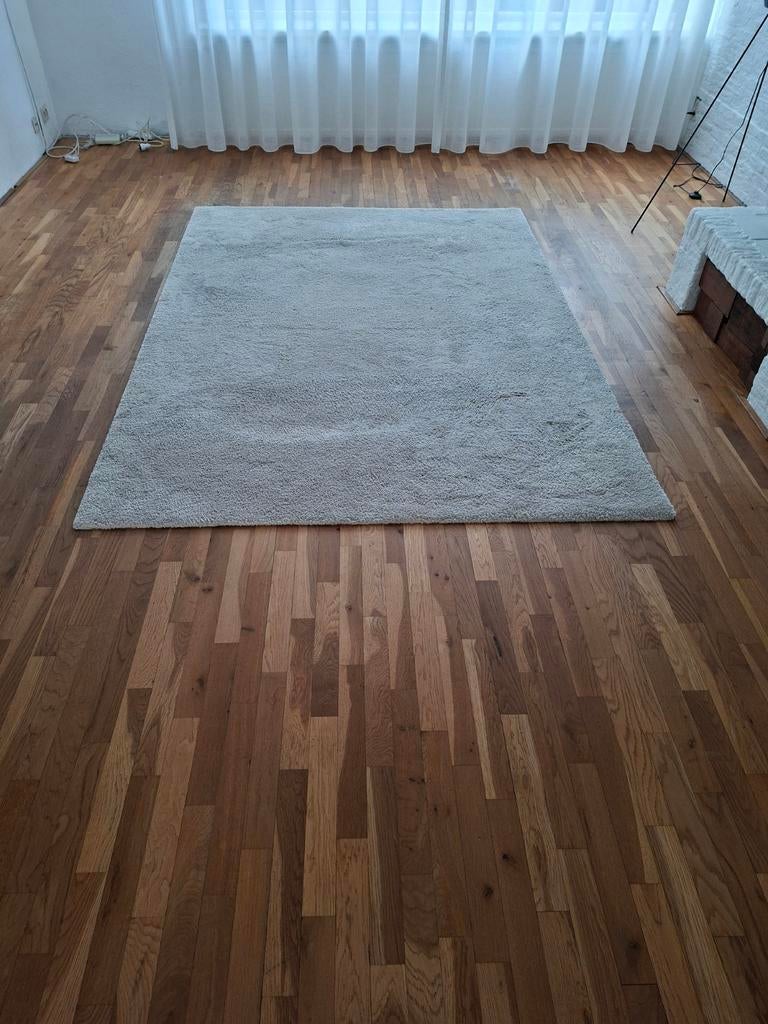 Lichtgrijs vloerkleed Stoense Ikea, Huis en Inrichting, Stoffering | Vloerbedekking, Ophalen, Minder dan 10 m², Tapijt