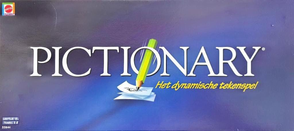 Pictionary bordspel zgan, Ophalen, Zo goed als nieuw