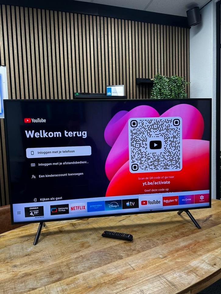 Goed werkende Samsung 55 inch 4K Ultra HD Smart TV, Audio, Tv en Foto, Televisies, Zo goed als nieuw, LCD, 100 cm of meer, 4k (UHD)