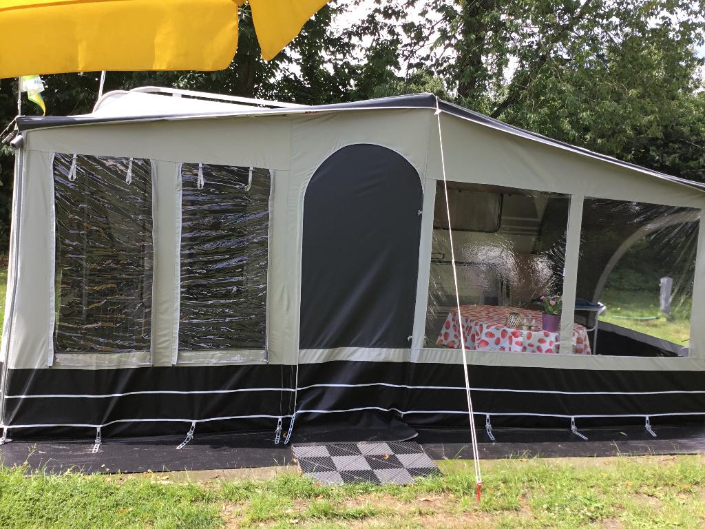 Panoramaluifel met losse voorwand, Ophalen, Zo goed als nieuw