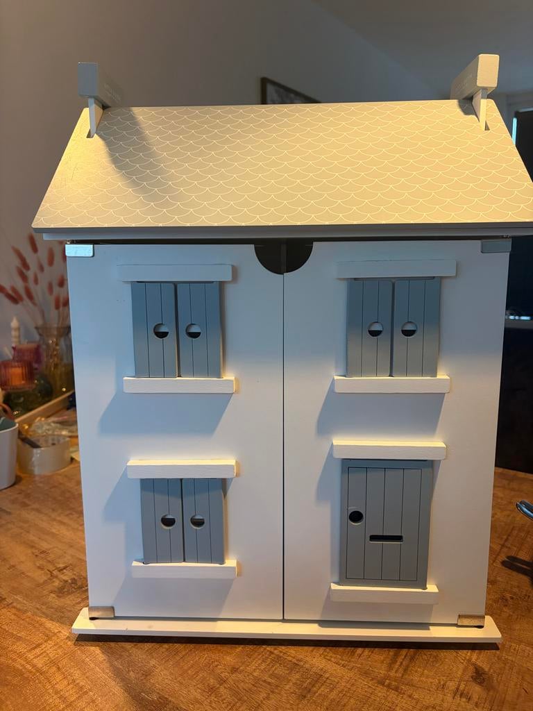 Little Dutch Houten Poppenhuis met Meubels en Accessoires, Kinderen en Baby's, Ophalen, Zo goed als nieuw, Poppenhuis