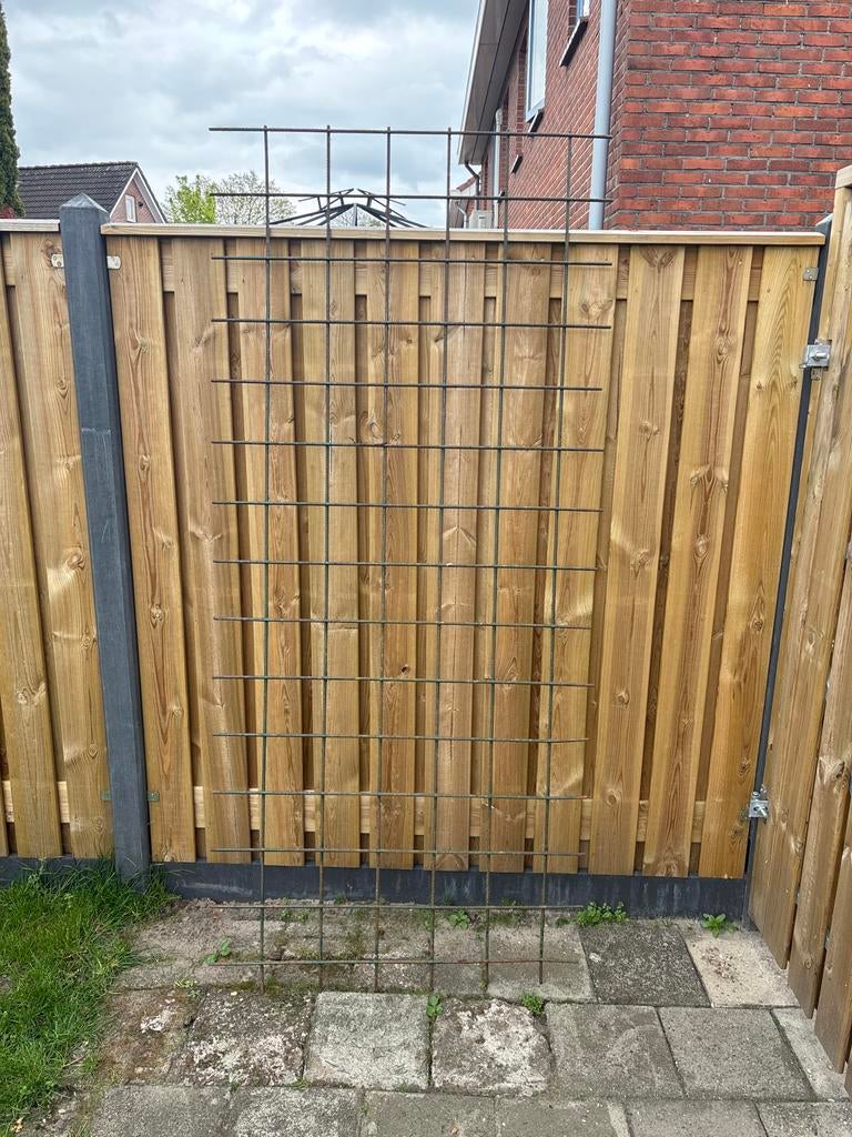 Metalen klimrek trellis, Tuin en Terras, Tuinhekken en Hekwerk, Ophalen, Gebruikt, IJzer, Overige typen