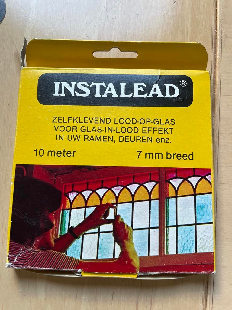 INSTALEAD Zelfklevend Lood-op-Glas voor Glas-in-Lood Effect, Ophalen of Verzenden, Nieuw, Overige typen, Glas in lood