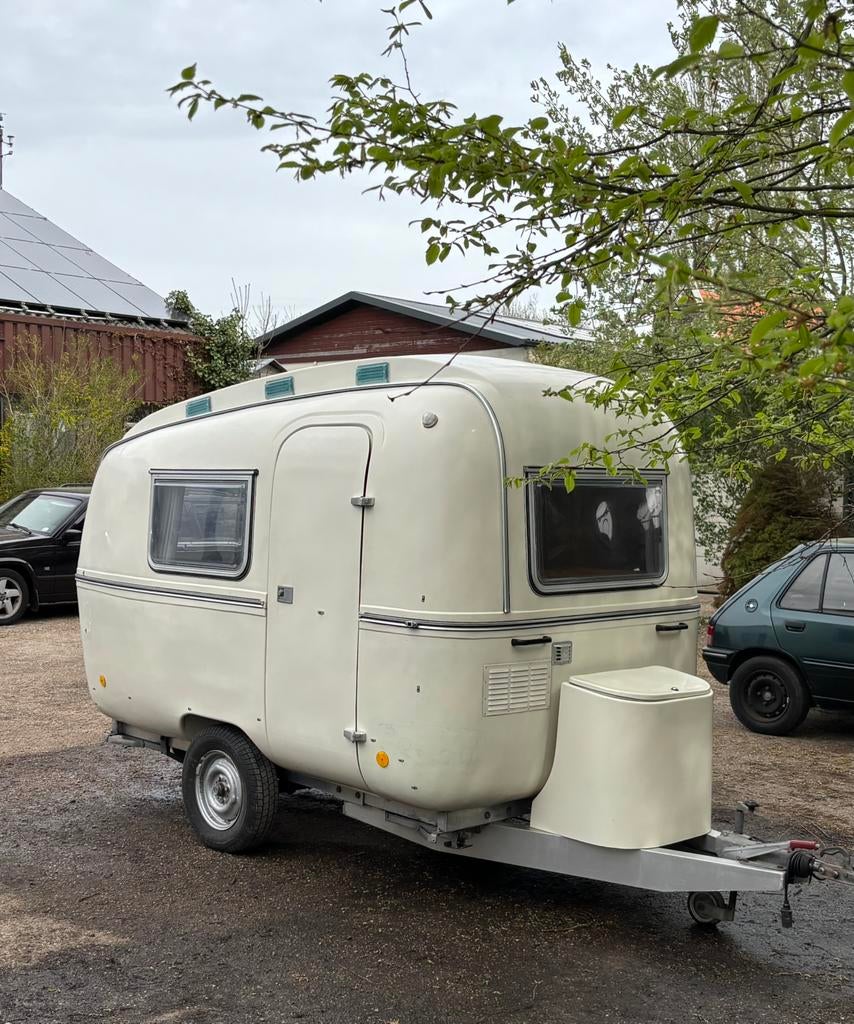 Biod Bambi 2L retro caravan, Standaardzit, Tot en met 2, Lengtebed, Biod
