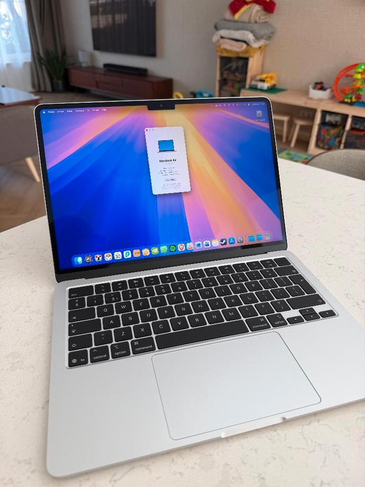 Macbook Air 13 inch M4 10 CPU 10 GPU 24GB RAM 512 SSD, Computers en Software, Apple Macbooks, Zo goed als nieuw, MacBook Air, 13 inch