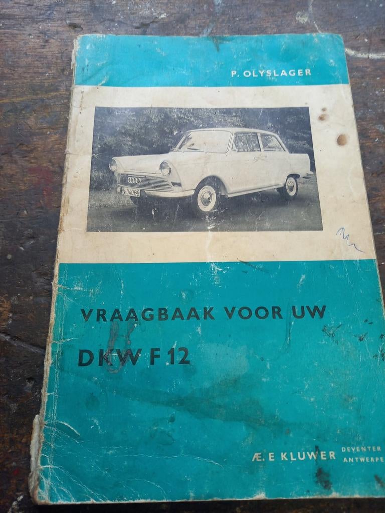 Oude Kluwer Vraagbaak DKW F12  1963., Ophalen of Verzenden