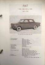 Fiat 1300 1500 1961-68. Olyslagers autotechnisch handb 84, Ophalen of Verzenden