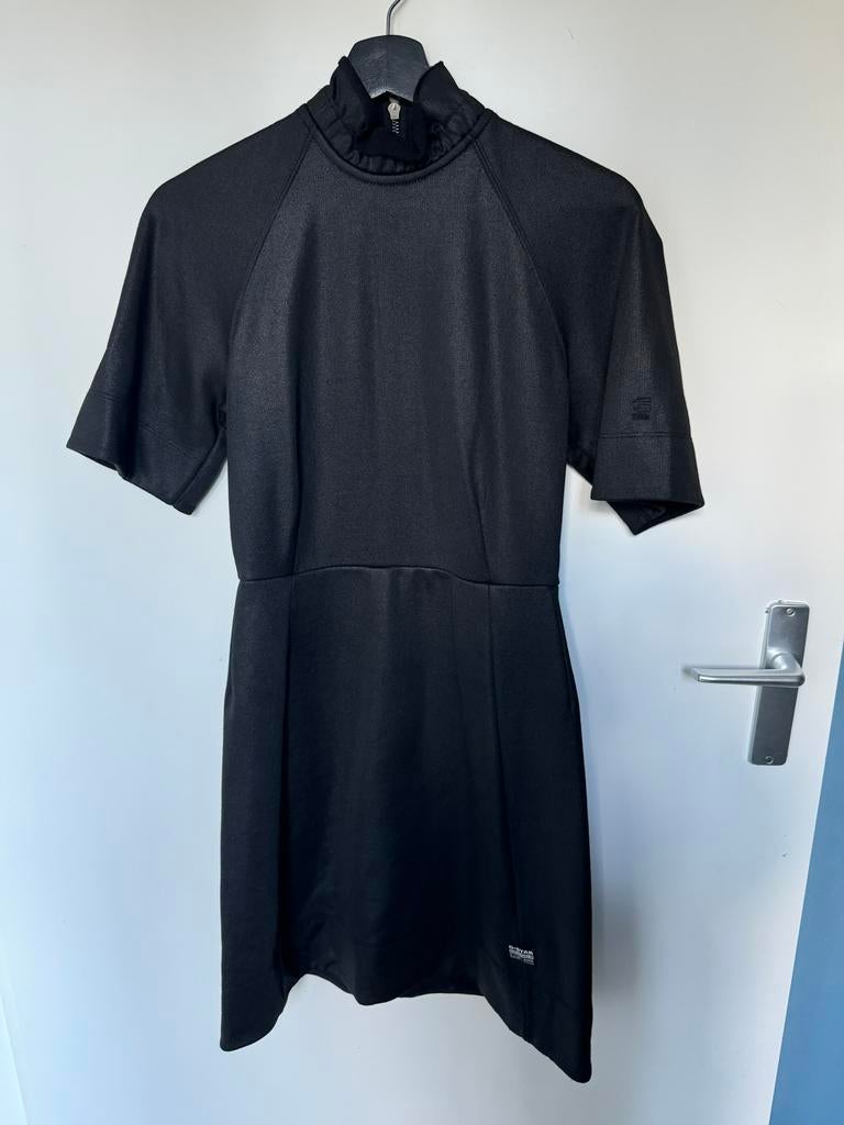 Gstar raw jurk zwart maat S/36 als nieuw, Kleding | Dames, Zwart, Ophalen of Verzenden, Zo goed als nieuw, Maat 36 (S)