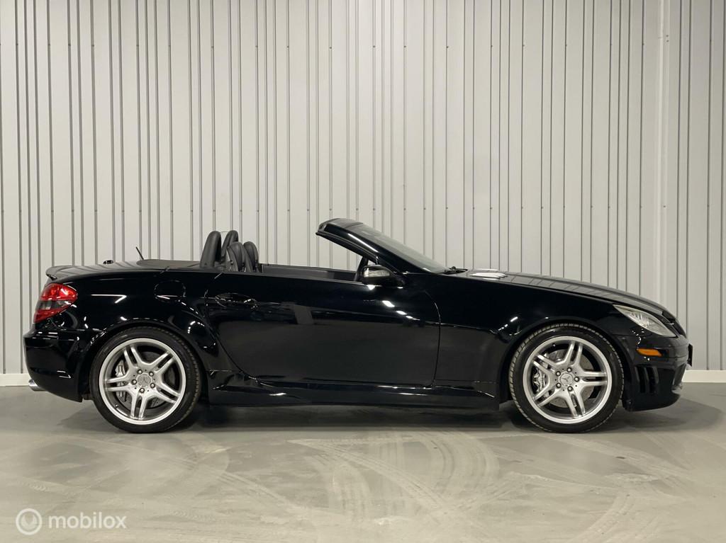 Mercedes SLK AMG 55 400+ pk airco/nek-stoelverwarming/flippe, Auto's, Mercedes-Benz, Automaat, Achterwielaandrijving, 8 cilinders