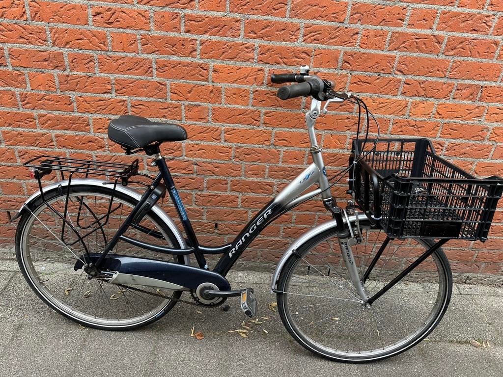 Danesfiets Ranger 28 inch 3 versnell met fietsmand, Fietsen en Brommers, Fietsen | Dames | Damesfietsen, Overige merken, 53 tot 56 cm