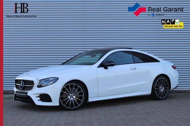 Mercedes E-klasse Coupé 200 Premium Plus/AMG/Pano/Burmester, Auto's, Mercedes-Benz, Bedrijf, Te koop, E-Klasse, 360° camera, ABS