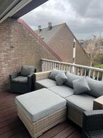Luxe tuinset / loungeset – bank + 2 stoelen – goede staat, Tuin en Terras, Tuinsets en Loungesets, Ophalen, Gebruikt, Bank, Loungeset