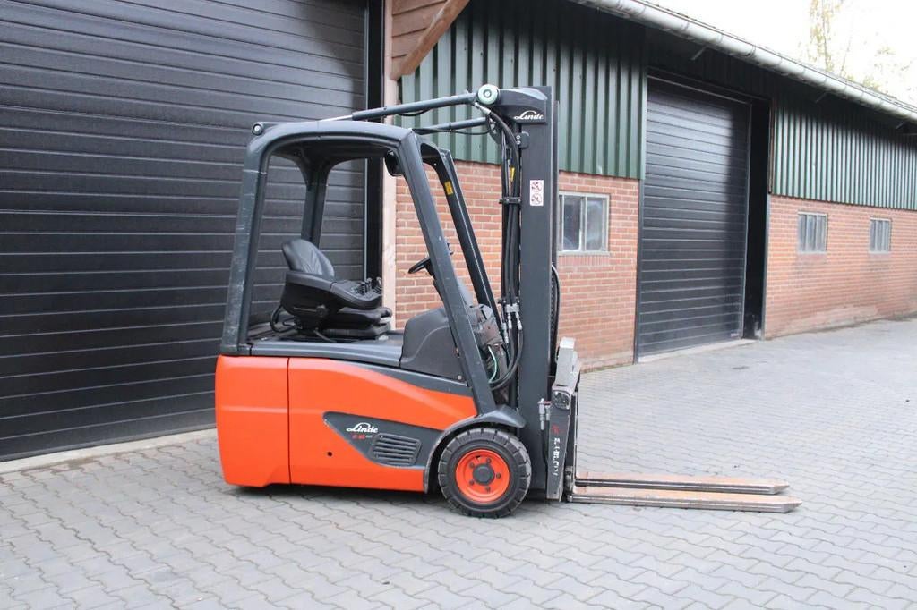 Linde E16 heftruck elektrische triplex sideshift lepelverste, Zakelijke goederen, 1000 tot 2000 kg, Elektrisch, Heftruck, Linde