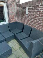 Loungeset, kan nog prima een ronde mee, Ophalen, Gebruikt, 6 zitplaatsen, Loungeset