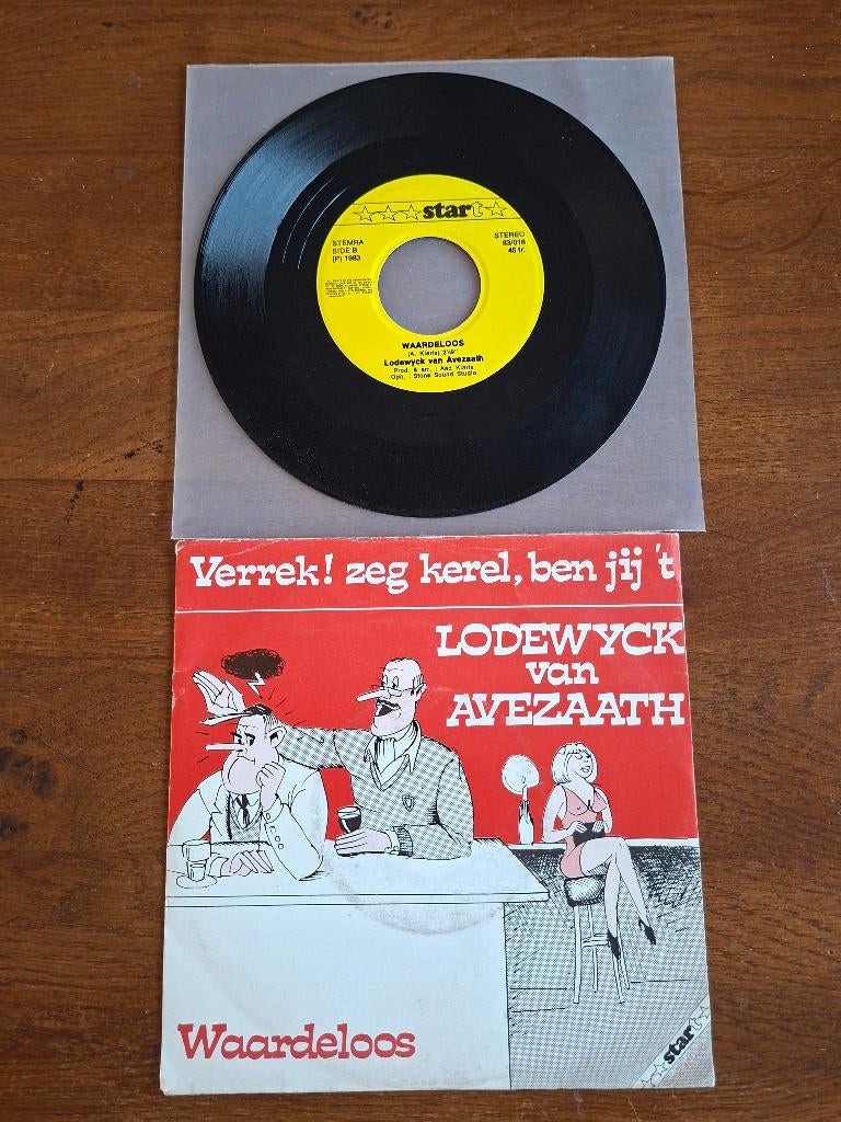 Lodewyck van Avezaath,verrek zeg kerel,ben jij 't, Cd's en Dvd's, Vinyl Singles, 7 inch, Ophalen of Verzenden, Zo goed als nieuw