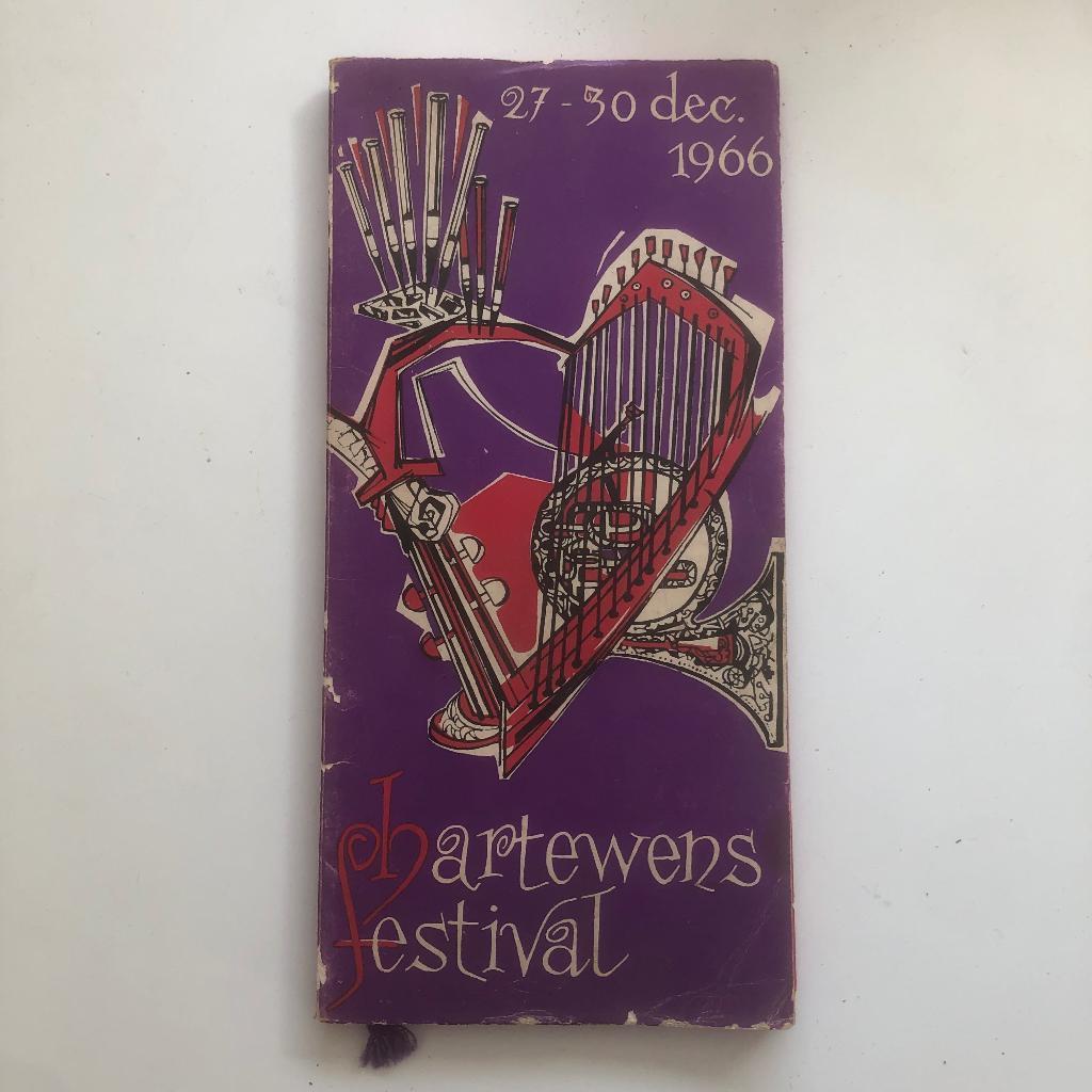 hartewensfestival 1966 haarlem boekje, Ophalen, Gelezen, Artiest