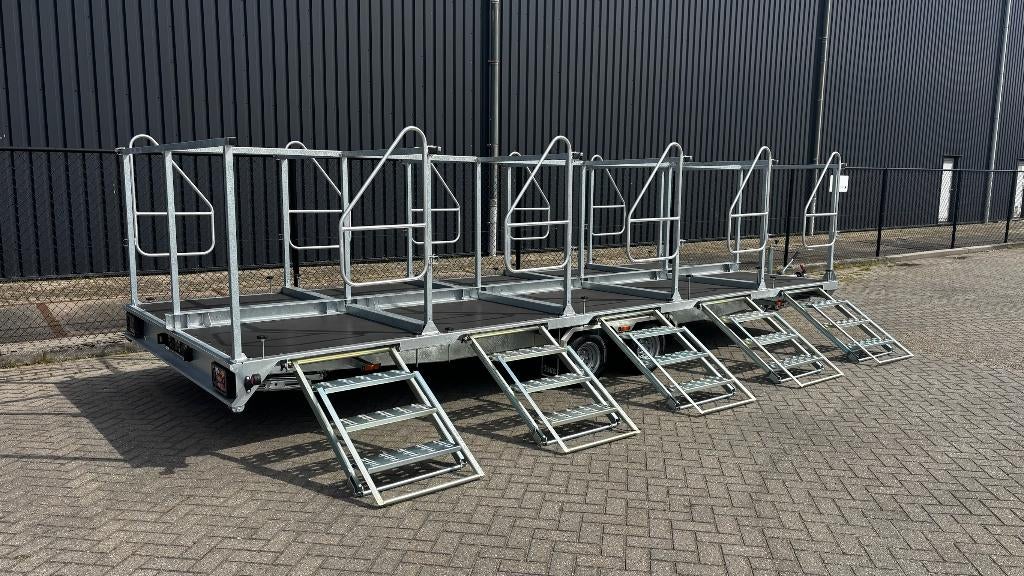 Aanhanger / trailer voor 10x toiletcabine / dixi, Ophalen, Nieuw