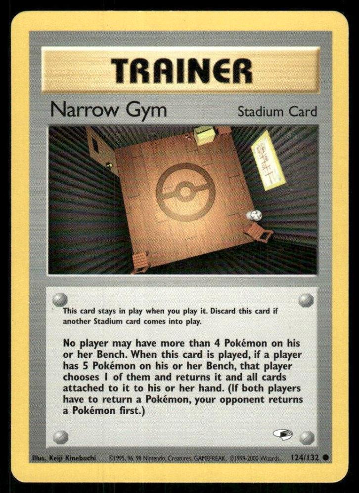 Narrow Gym 124/132 - Gym Heroes (NM), Hobby en Vrije tijd, Verzamelkaartspellen | Pokémon, Gebruikt, Verzenden