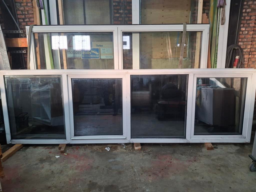 Kunstof kozijn kozijnen met draai kiep gedeelte, Doe-het-zelf en Verbouw, Kozijnen en Schuifpuien, Ophalen, Kunststof, Gebruikt