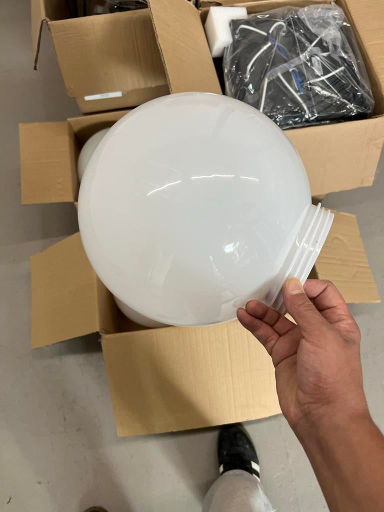 Bollampen kunststof, diverse maten, Ophalen of Verzenden, Nieuw