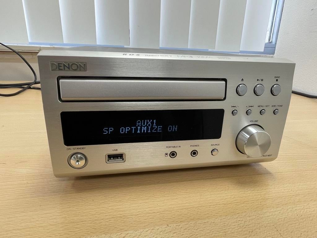 Denon RCD-M37 cd speler incl versterker receiver, Audio, Tv en Foto, Stereo-sets, Gebruikt, Ophalen of Verzenden, Nvt, Cd-speler