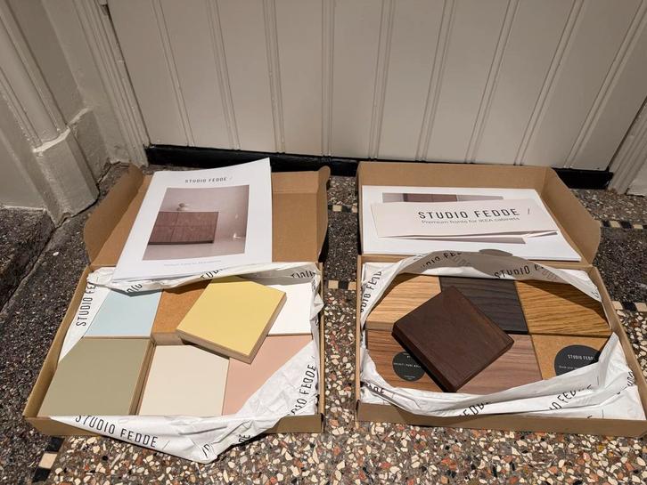 Studio Fedde Sample Boxen - Kleur- en Materiaalstalen, Huis en Inrichting, Keuken | Keukenelementen, Nieuw, Minder dan 100 cm