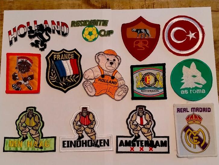 Feyenoord Holland AS Roma Oranje Turkije voetbal patches, Verzamelen, Sportartikelen en Voetbal, Nieuw, Overige typen, Buitenlandse clubs