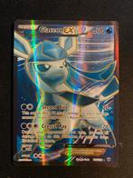 Glaceon EX 116/124 Full Art Pokémon Kaart, Ophalen of Verzenden, Gebruikt, Losse kaart, Foil