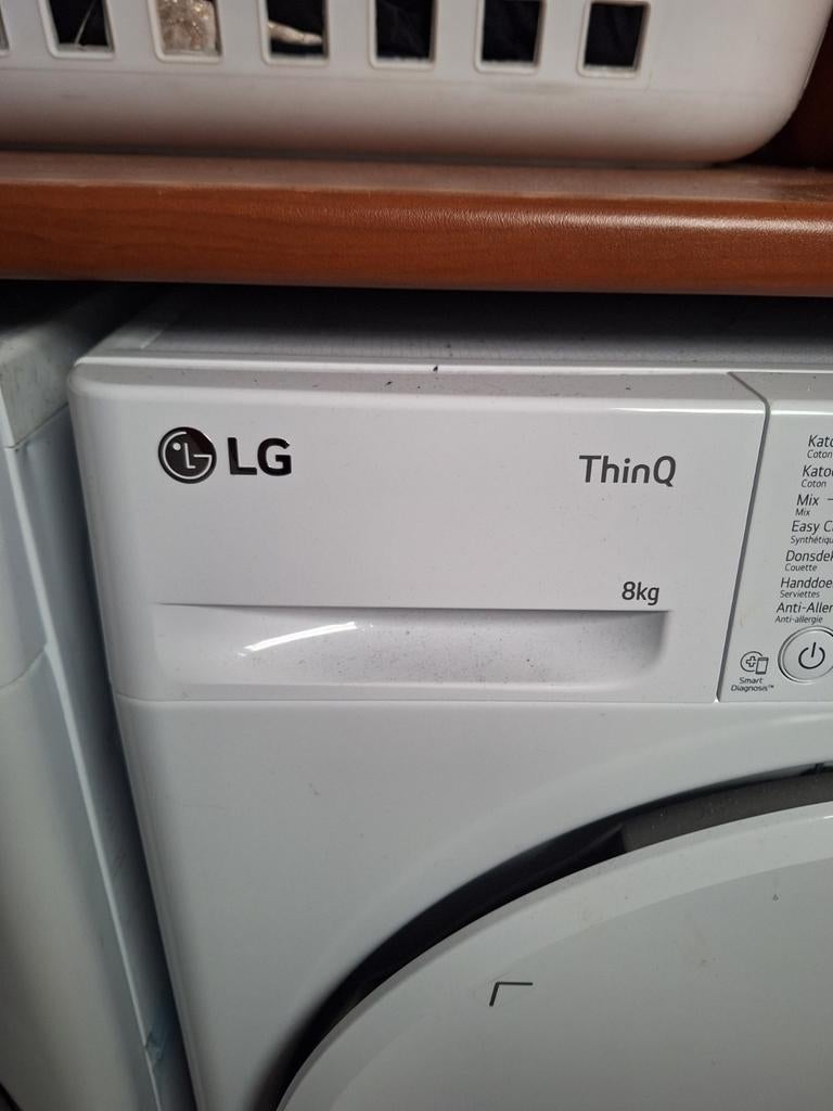 LG warmtepomp droger, Witgoed en Apparatuur, Ophalen, 6 tot 8 kg, Zo goed als nieuw, 85 tot 90 cm