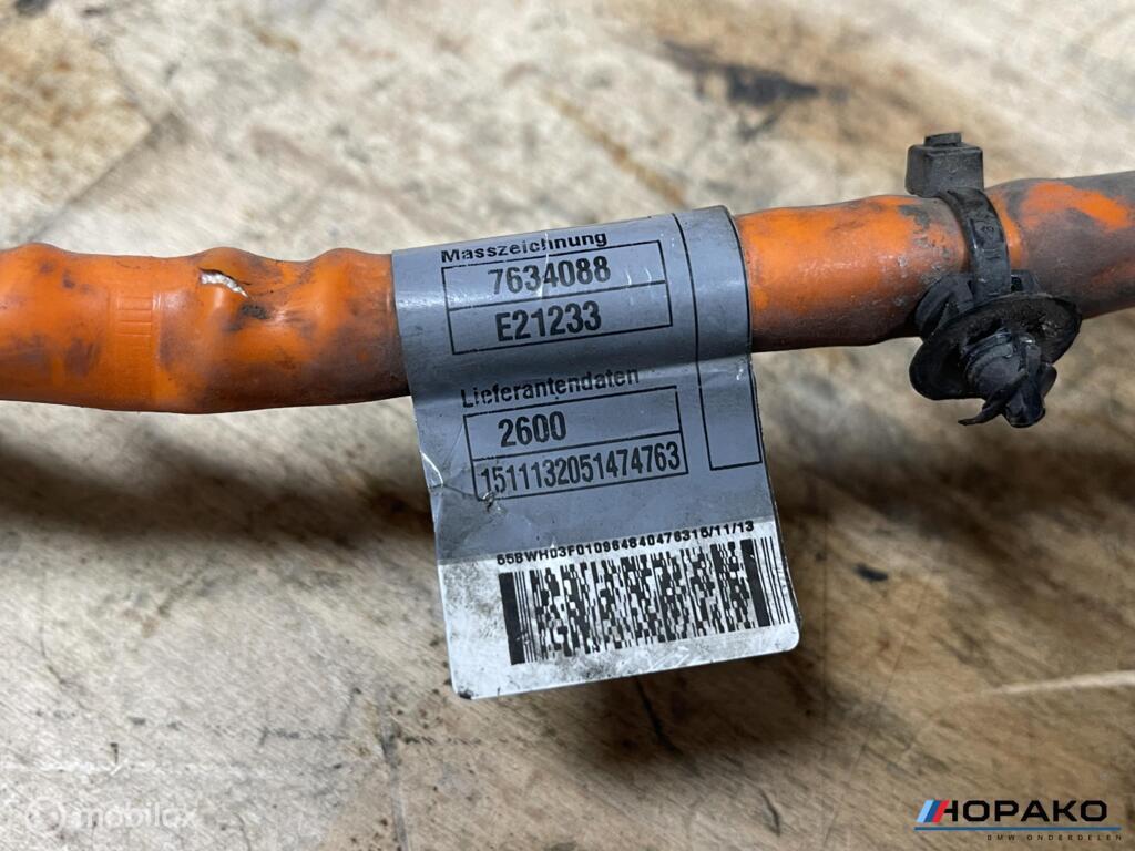 Accukabel hybride BMW 3 serie F30 330E | 7634087, Auto-onderdelen, Accu's en Toebehoren, Gebruikt, Einsteinlaan 5 rijswijk, Bmw